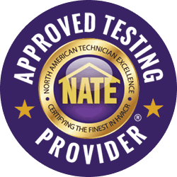 NATE Approved Testing Provider